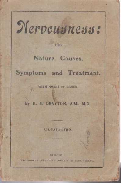 Image for Nervousness: Its Nature, Causes, Symptoms and Treatment.