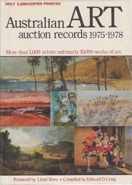 Image for Australian Art Auction Records 1975-1978