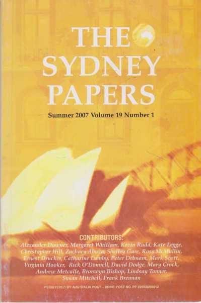 Image for The Sydney Papers Summer 2007 Volume 19 Number 1