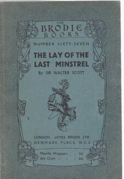 The Lay of the Last Minstrel Image for The Lay of the Last Minstrel