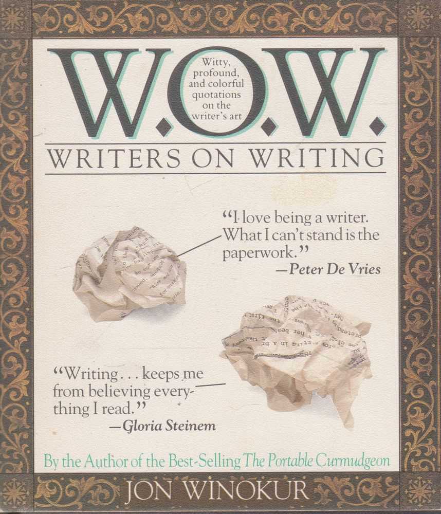 Image for W.O.W. Writers on Writing