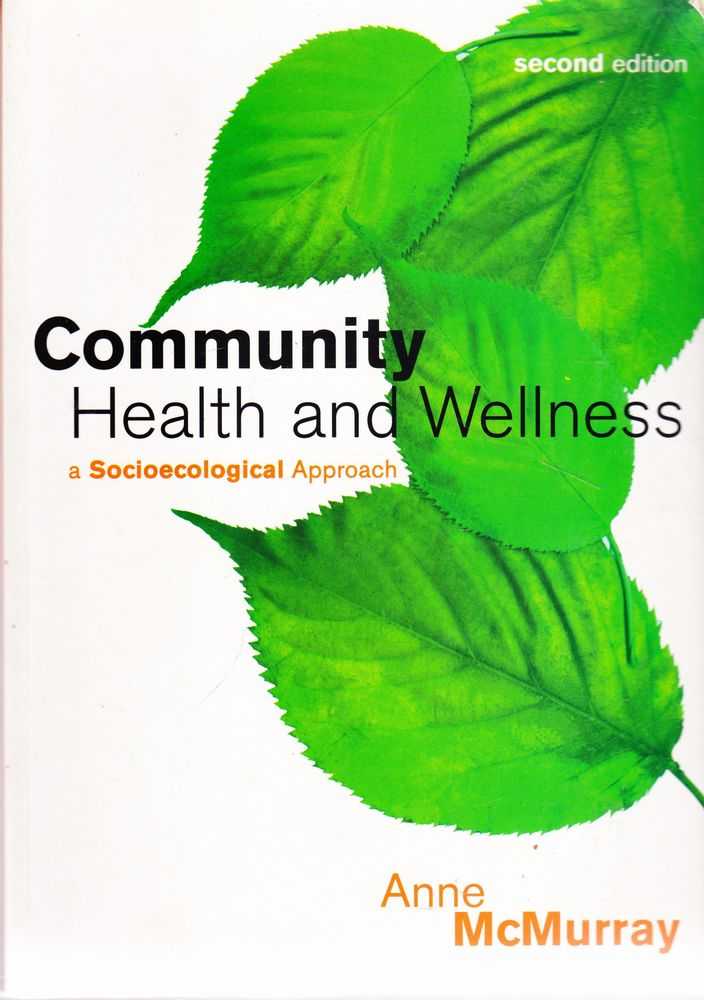 Image for Community Health and Wellness: A Sociological Approach