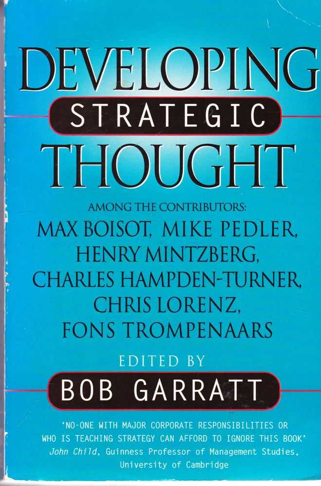 Image for Developing Strategic Thought: Rediscovering The Art of Direction-Giving