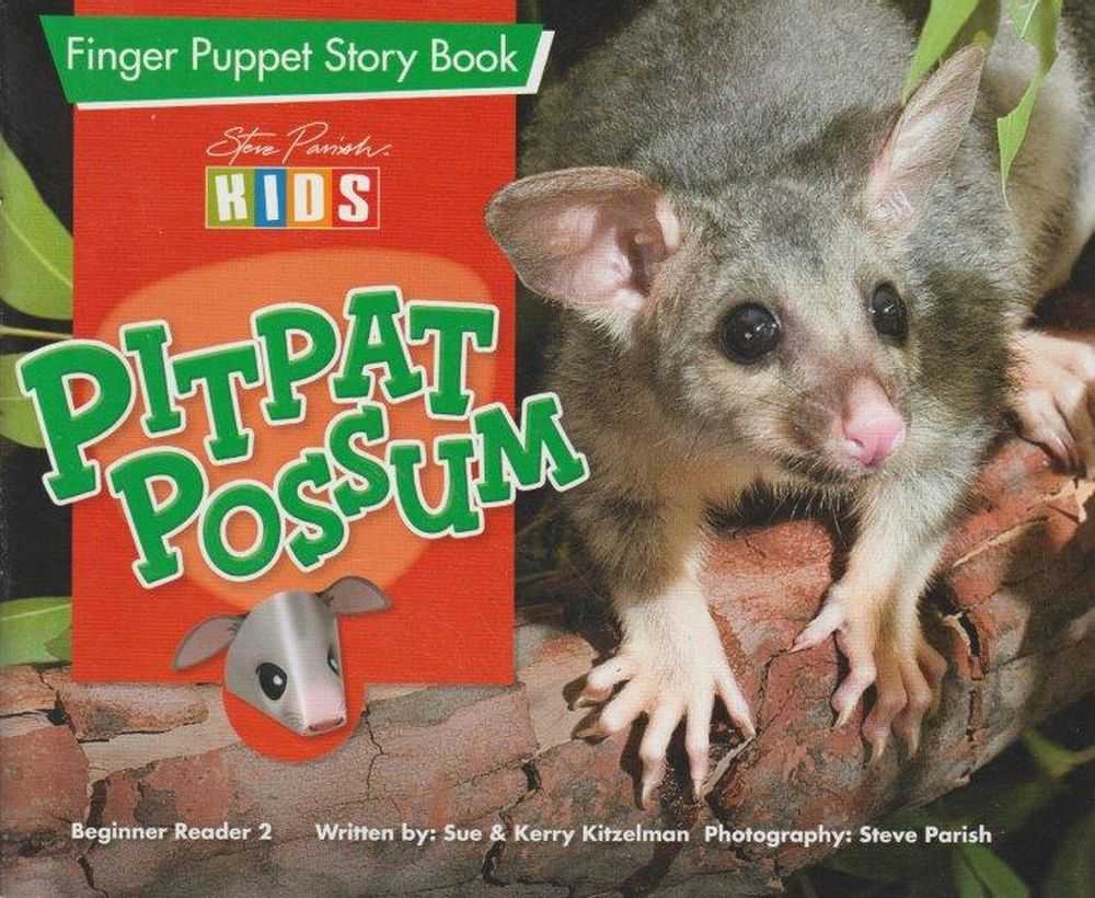 Image for PitPat Possum - Finger Puppet Story Book
