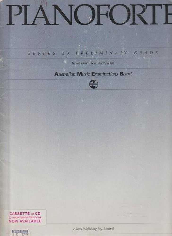 Pianoforte Series 13 Preliminary Grade Image for Pianoforte Series 13 Preliminary Grade
