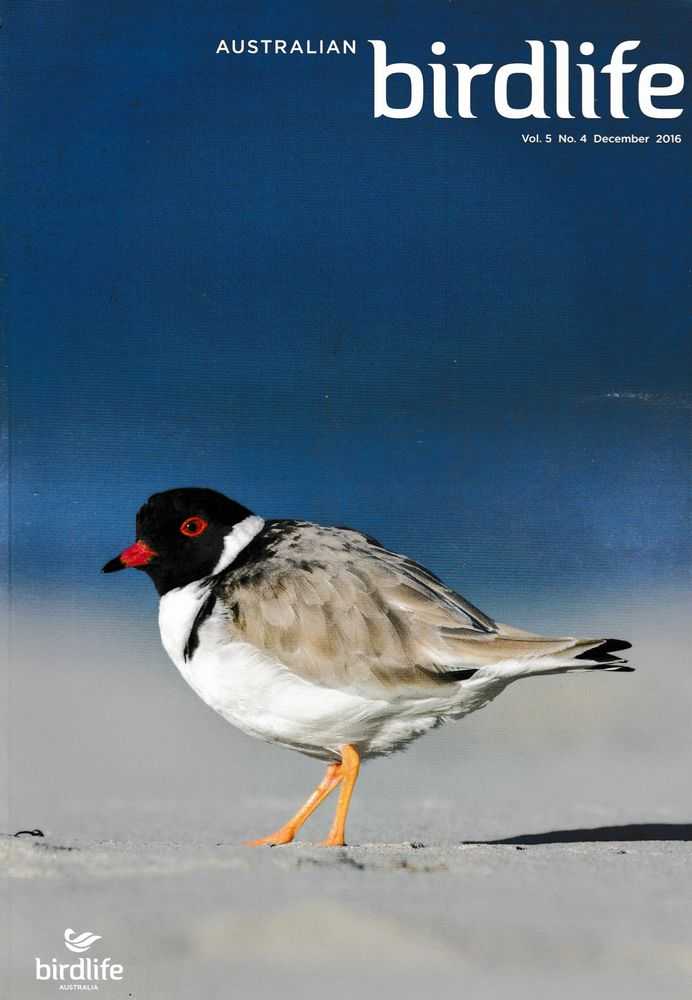 Australian Birdlife Vol 5 No. 4 December 2016 Image for Australian Birdlife Vol 5 No. 4 December 2016