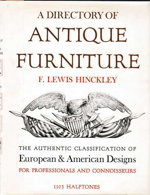 A Directory of Antique Furniture: The Authentic Classification of European & American Designs for Professionals and Connoisseurs Image for A Directory of Antique Furniture: The Authentic Classification of European & American Designs for Professionals and Connoisseurs