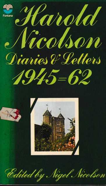 Image for Diaries and Letters 1945-1962