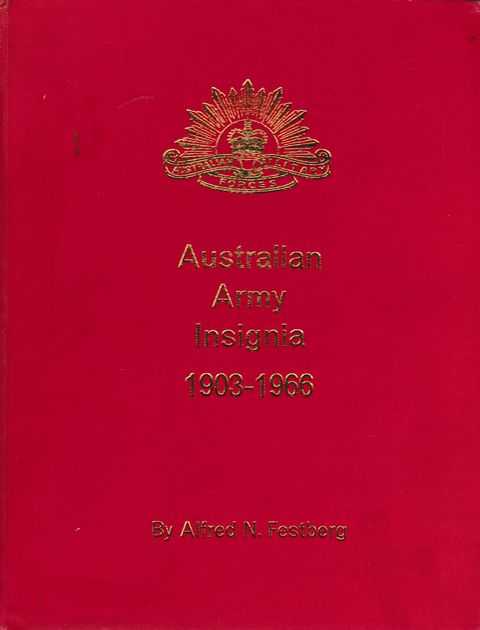 Image for Australian Army Insignia 1903-1966
