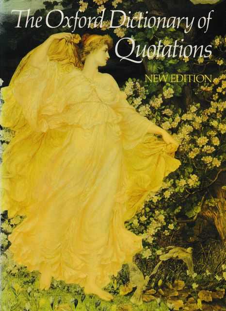 Image for The Oxford Dictionary of Quotations