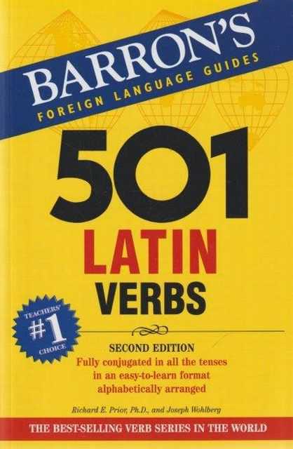 Image for Barron's 501 Latin Verbs
