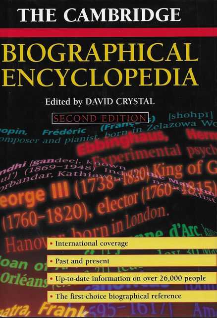 Image for The Cambridge Biographical Dictionary