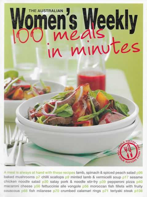 Image for 100 Meals in Minutes