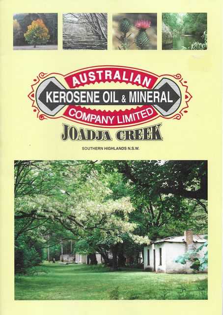 Australian Kerosene Oil & Mineral Company Limited - Joadja Creek, Southern Highlands NSW Image for Australian Kerosene Oil & Mineral Company Limited - Joadja Creek, Southern Highlands NSW