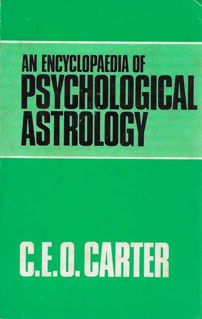 Image for An Encyclopaedia of Psychological Astrology