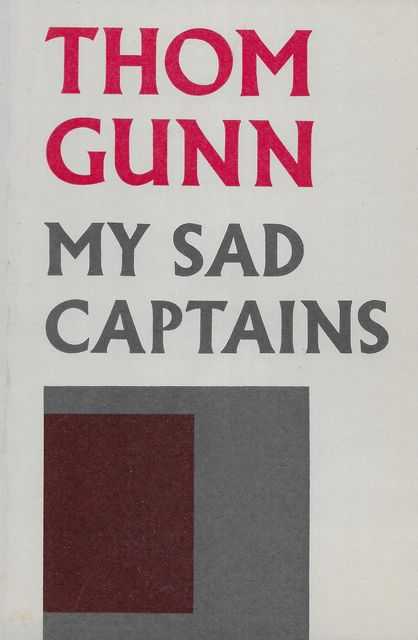 Image for My Sad Captains and other Poems