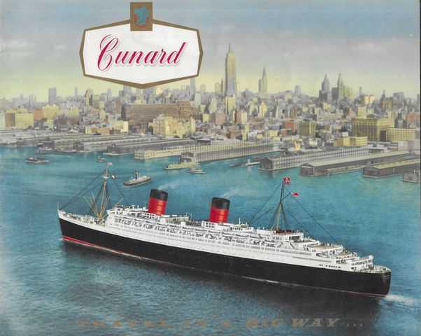 Image for Cunard...Travel in a Big Way...To USA and Canada