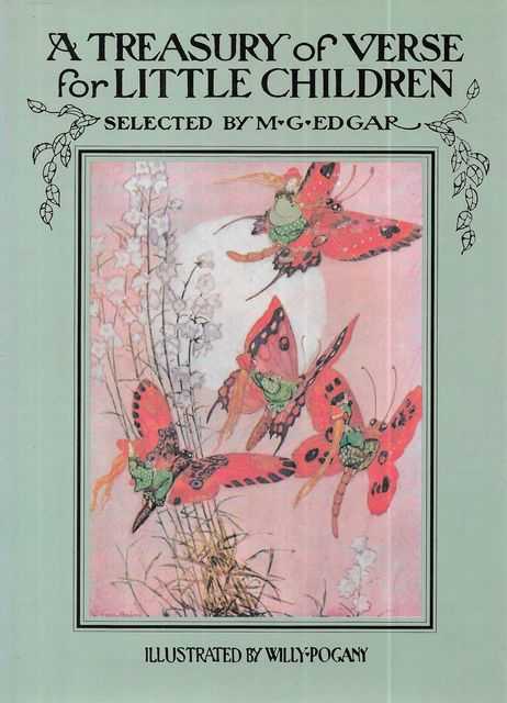 Image for A Treasury of Verse for Little Children